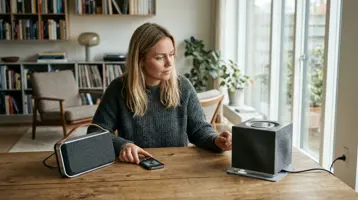 Bluetooth vs WiFi illustrert som guider hos Hifivalg