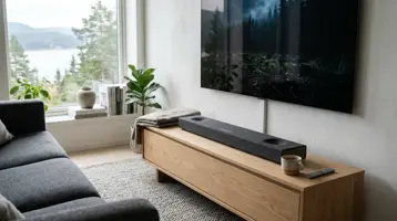 Atmos-soundbar illustrert som soundbars hos Hifivalg