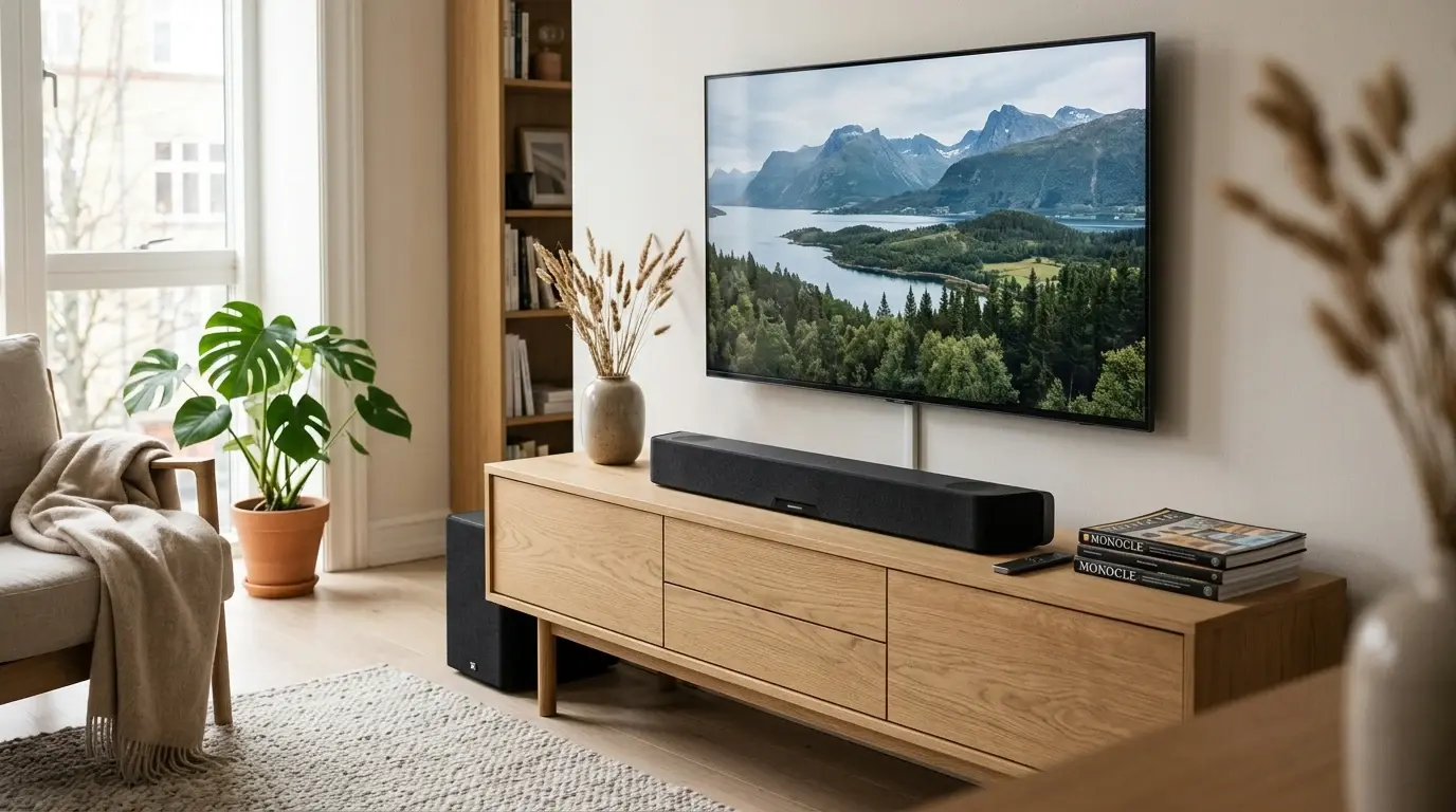 Beste soundbar illustrert som soundbars hos Hifivalg